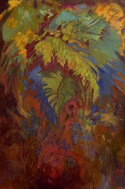 Palm Royale — Oil on canvas
